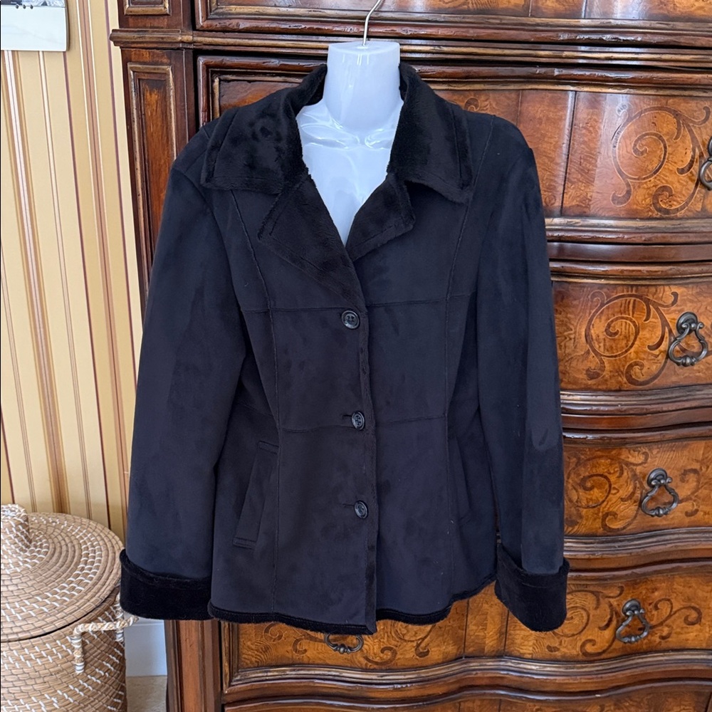 Women's Black Suede Jacket